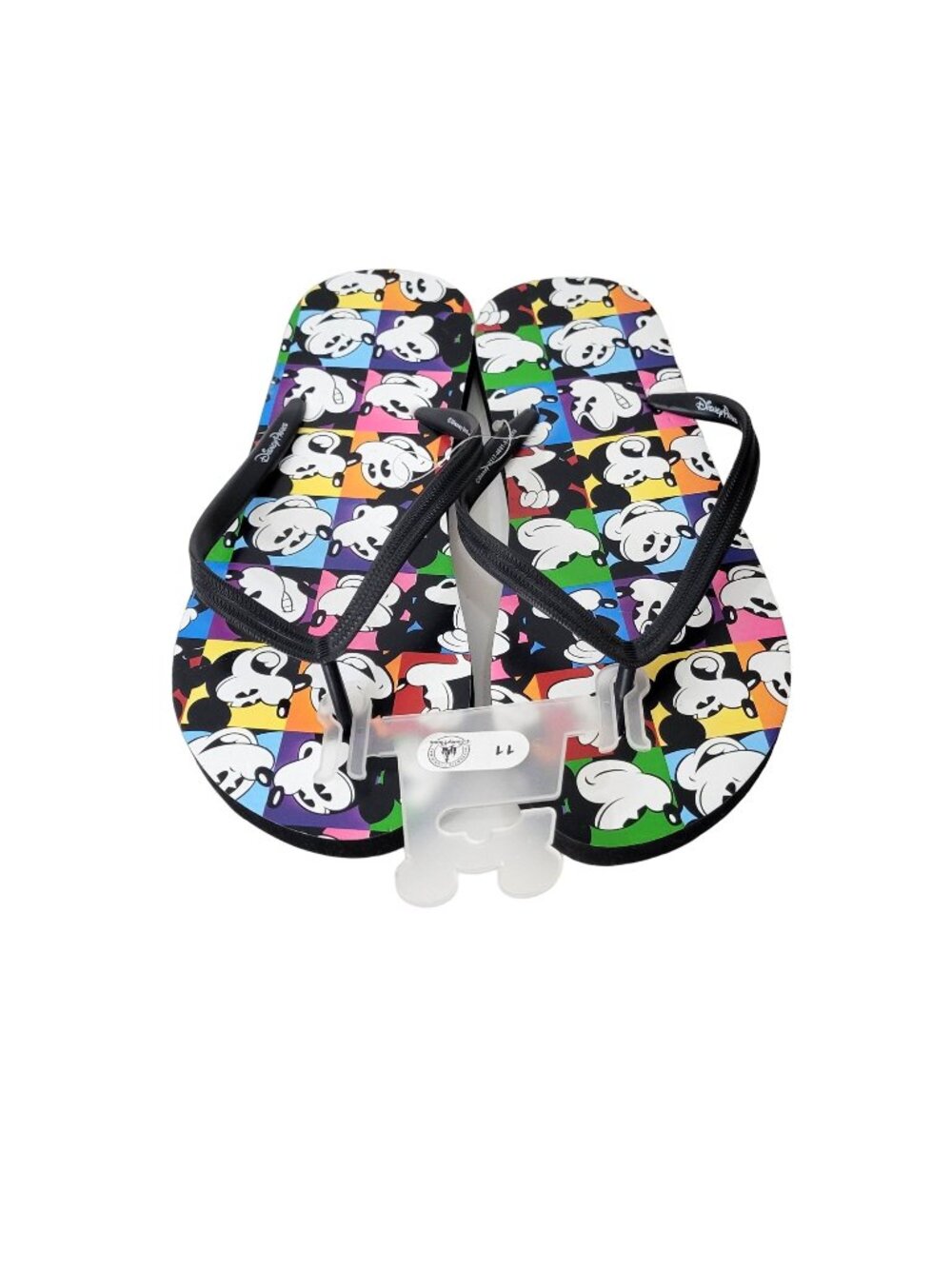 Mickey Mouse Disney Parks Flip Flops NEW Size 11 - Picture 1 of 7